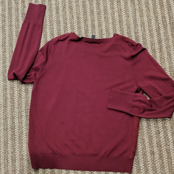 Topshop Faux Suede Knit Top Sz 10 US - Picture 4 of 4